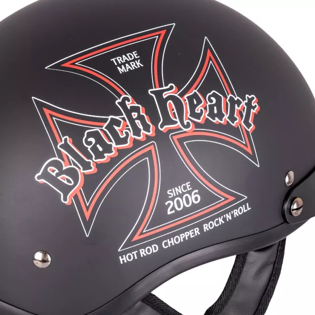 Moto přilba W-TEC Black Heart V531 Iron Cross