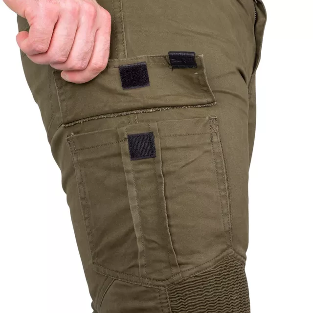 Moto jeansy W-TEC Wallbridge Olive