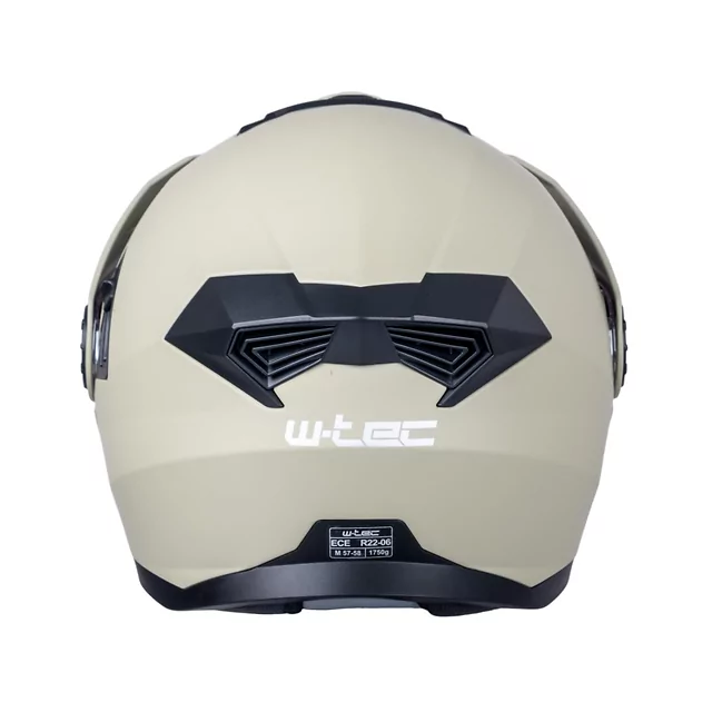 Výklopná enduro přilba W-TEC Biscaia P/J - béžová matná