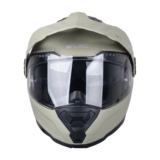 Výklopná enduro přilba W-TEC Biscaia P/J - béžová matná