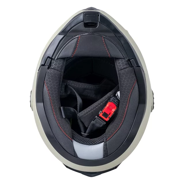Výklopná enduro přilba W-TEC Biscaia P/J - béžová matná