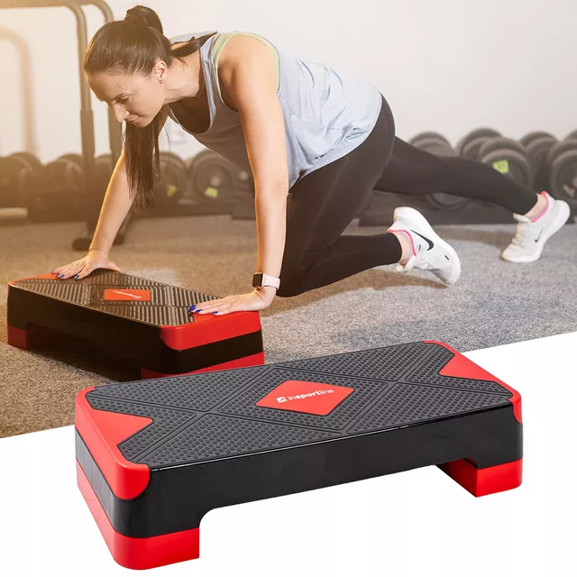Aerobic step inSPORTline AS150 - černo-červená - černo-červená