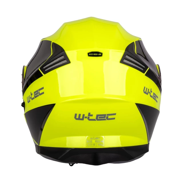 Výklopná přilba W-TEC Banelmeda - černá-fluo žlutá