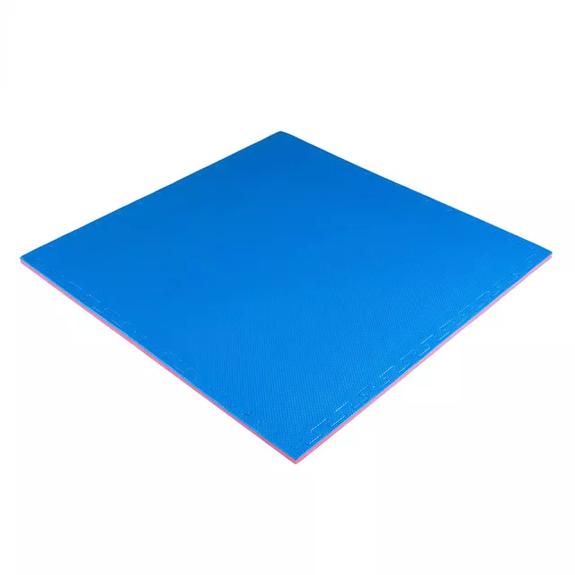 Puzzle tatami podložka inSPORTline Sazegul 100x100x2 cm - šedo-černá, vzor 5 proužků