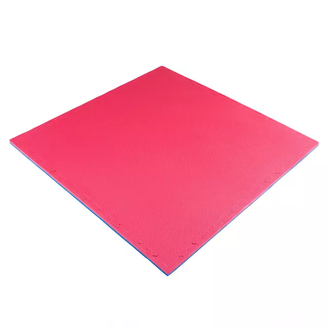 Puzzle tatami podložka inSPORTline Sazegul 100x100x2 cm - šedo-černá, vzor 5 proužků