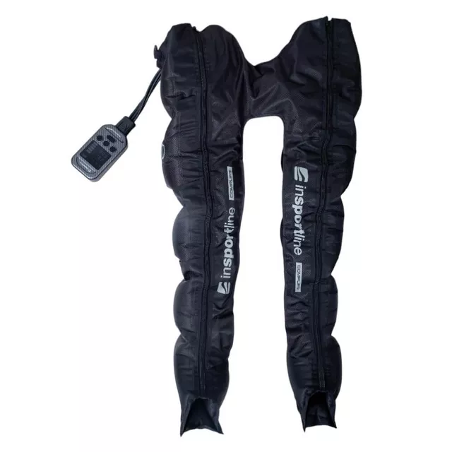 Kompresní masážní nohavice inSPORTline Compflex 50-160 mmHg, 5 komor, 2500 mAh
