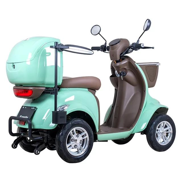 Elektrický čtyřkolový vozík W-TEC Lubica II • 25km/h • až 50km dojezd • s řidičákem - šedá