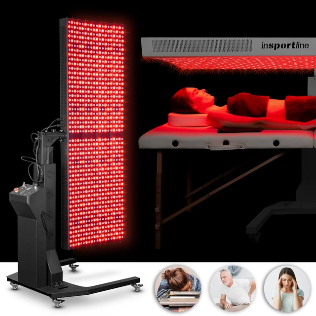 Infračervený LED panel inSPORTline Supetar - 1000 LED - bílá
