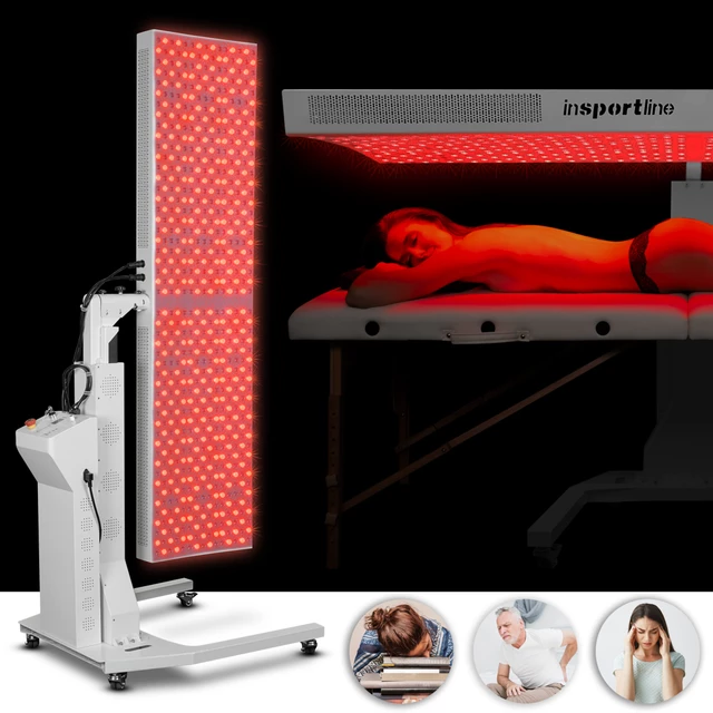 Infračervený LED panel inSPORTline Sumatrin - 750 LED - černá - bílá