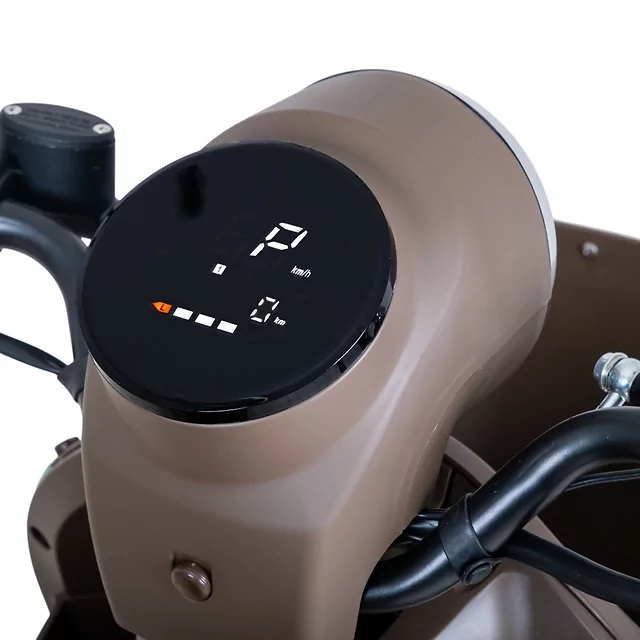 Elektrický čtyřkolový vozík W-TEC Lubica II • 25km/h • až 50km dojezd • s řidičákem - šedá