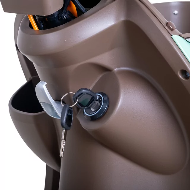 Elektrický čtyřkolový vozík W-TEC Lubica II • 25km/h • až 50km dojezd • s řidičákem - šedá
