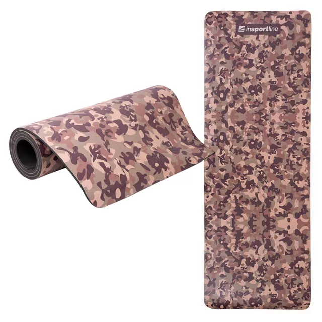 Karimatka inSPORTline Camu 173x61x0,4 cm - hnědý maskáč