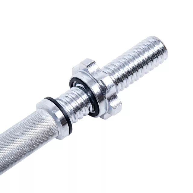 Hřídel na jednoruční činku inSPORTline Tufor 40cm/30mm • se závitem a objímkami
