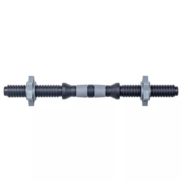 Hřídel na jednoruční činku inSPORTline Plafor 41cm/30mm • plastová • se závitem a objímkami