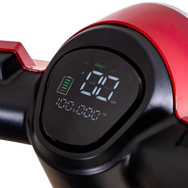 Elektrický čtyřkolový vozík inSPORTline Antun • 25km/h • až 45km dojezd - červená