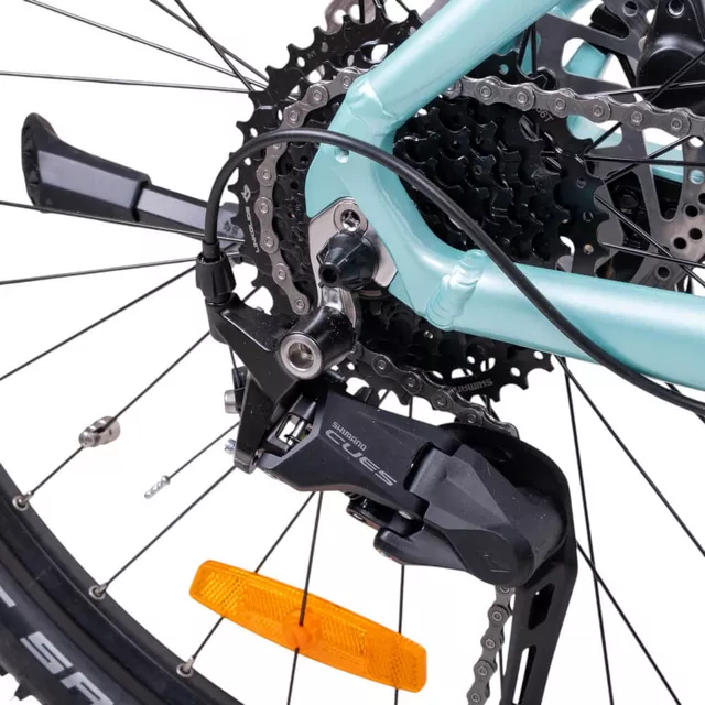Dámské horské elektrokolo inSPORTline ISL Asuki 630 Wh 27,5" - model 2026 • dojezd až 150 km - Aqua Blue