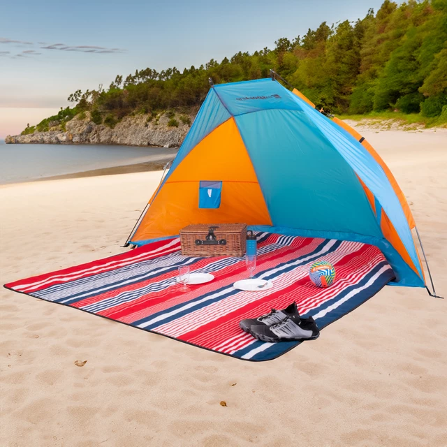 Plážový stan inSPORTline Cortadura 240x120x120 cm