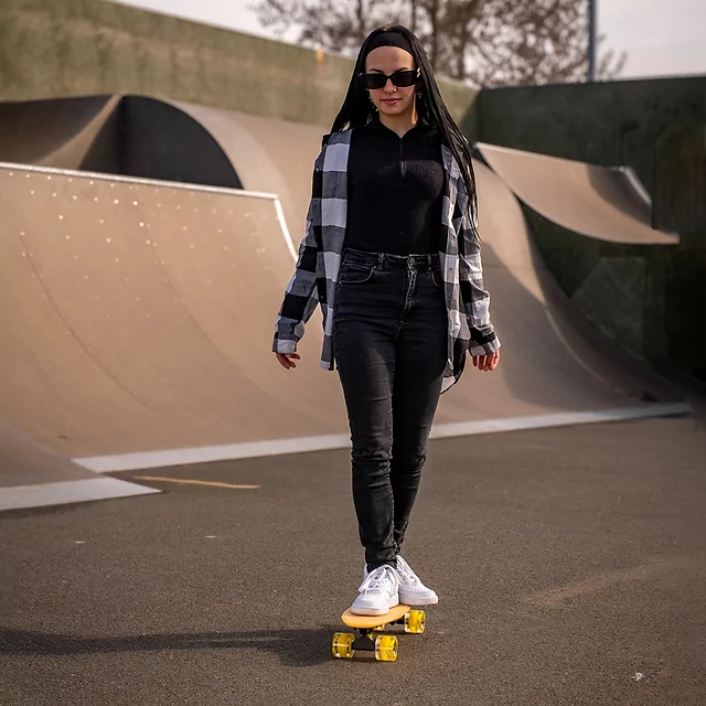 Svítící penny board WORKER Solosy C1 22"