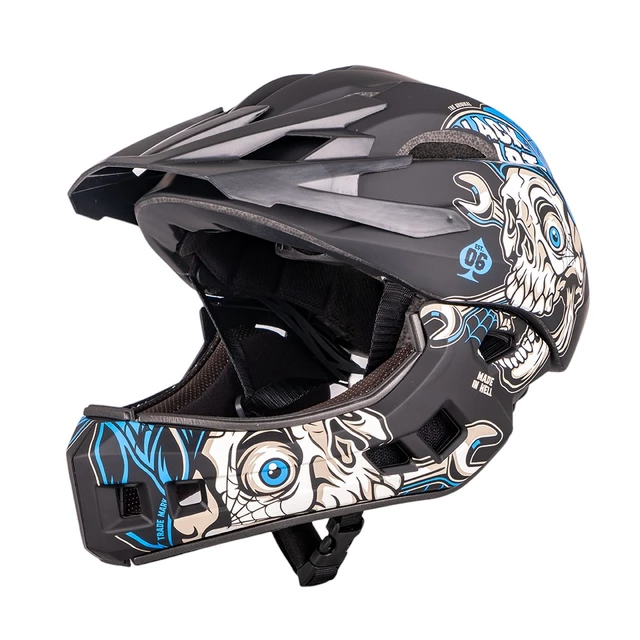 Dětská downhill přilba W-TEC Delgada - Blue Wind