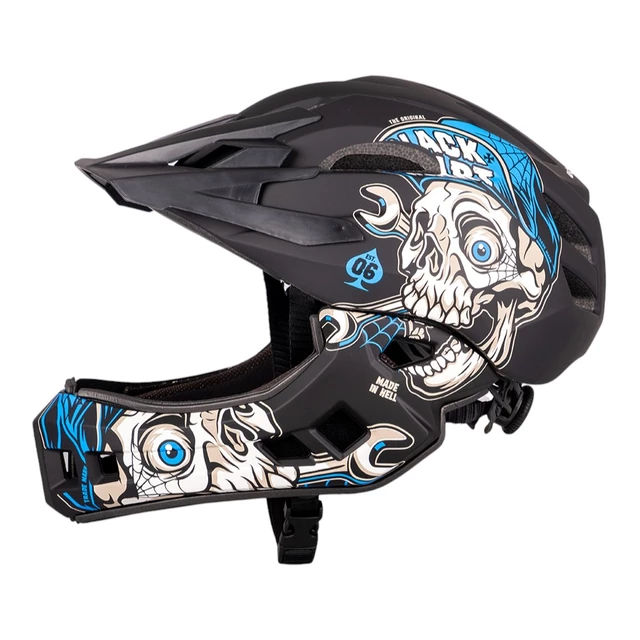 Dětská downhill přilba W-TEC Delgada - Blue Wind