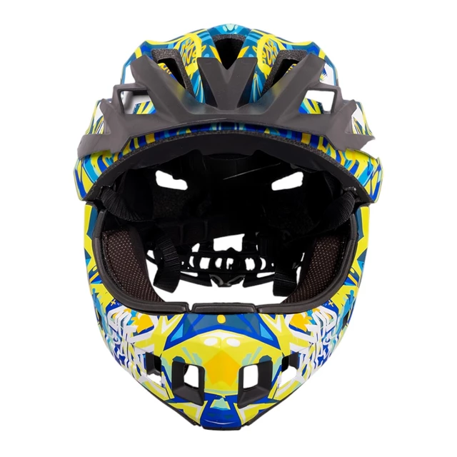 Dětská downhill přilba W-TEC Delgada - Blue Wind
