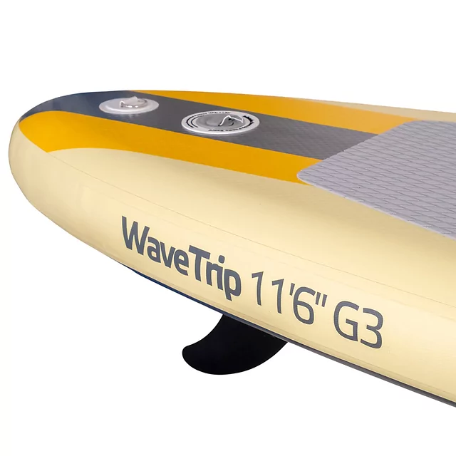 Paddleboard s příslušenstvím inSPORTline WaveTrip 11'6" G3 • 320l • do 160kg - žlutá