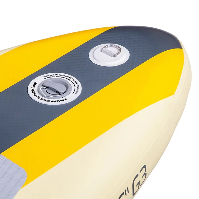 Paddleboard s příslušenstvím inSPORTline WaveTrip 11'6" G3 • 320l • do 160kg - žlutá