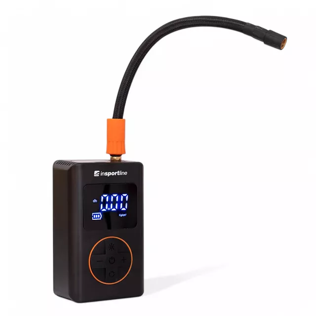 Akumulátorová pumpa inSPORTline Gaberila s powerbankou a LED světlem