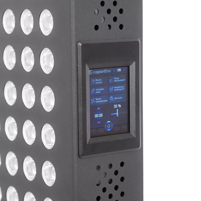 Infračervený LED panel inSPORTline Lustar - 300 LED - černá