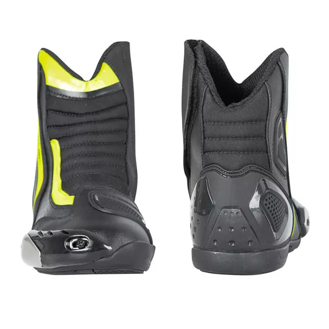 Moto boty W-TEC GlamCE - černá-fluo žlutá