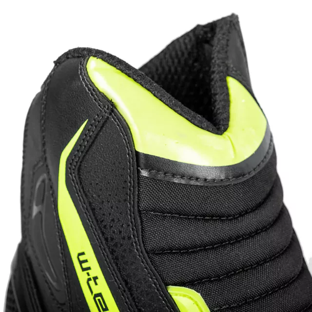 Moto boty W-TEC GlamCE - černá-fluo žlutá