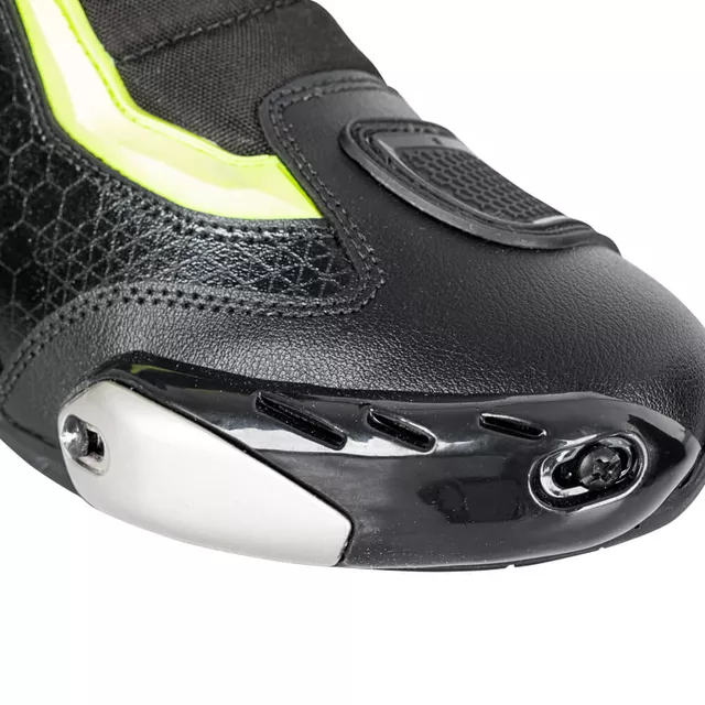 Moto boty W-TEC GlamCE - černá-fluo žlutá