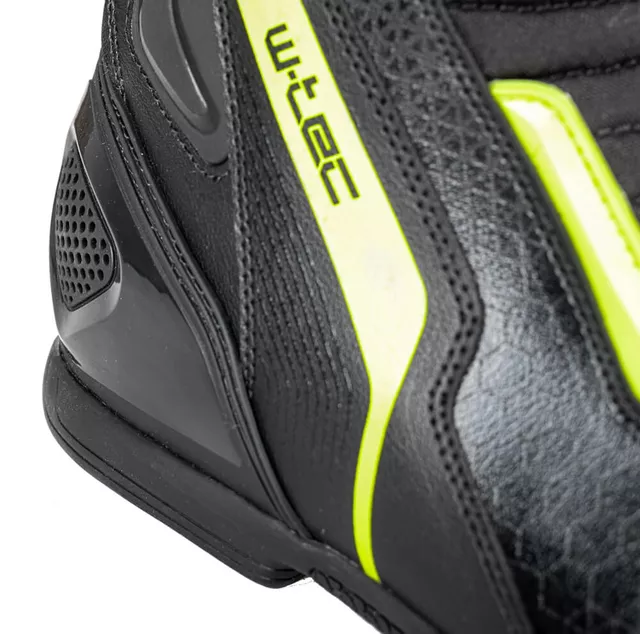 Moto boty W-TEC GlamCE - černá-fluo žlutá