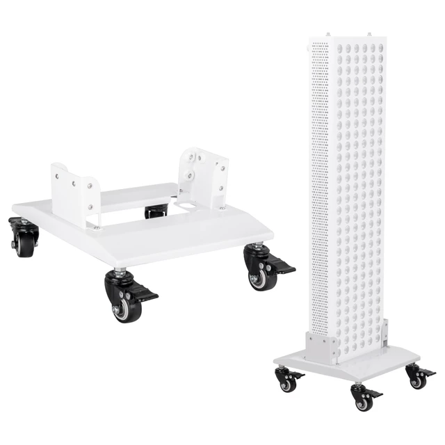 Stojan s kolečky pro infračervený LED panel inSPORTline Brister - bílá