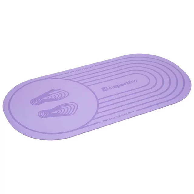 Podložka na cvičení inSPORTline Ampfinity 123x60x0,6 cm - fialová