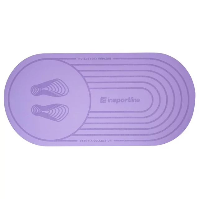 Podložka na cvičení inSPORTline Ampfinity 123x60x0,6 cm - fialová