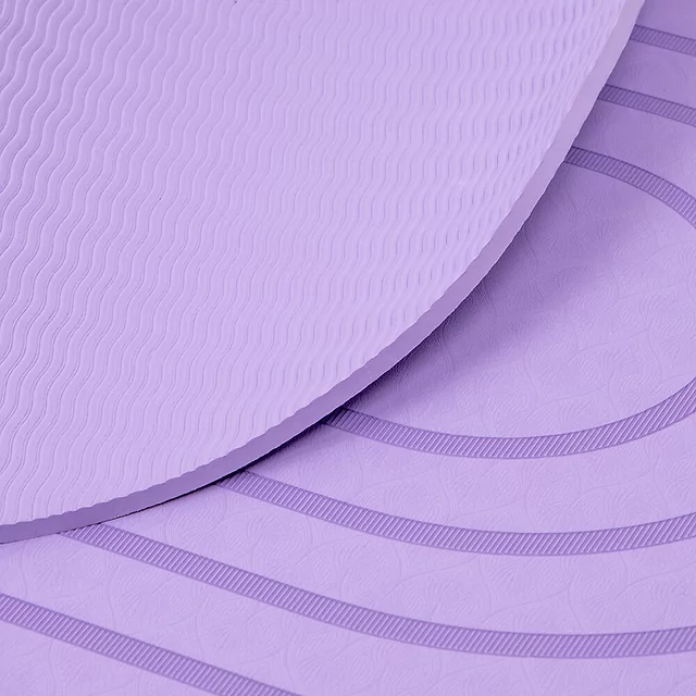 Podložka na cvičení inSPORTline Ampfinity 123x60x0,6 cm - fialová