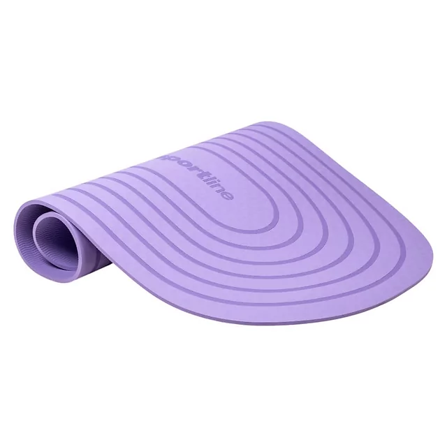 Podložka na cvičení inSPORTline Ampfinity 123x60x0,6 cm - fialová