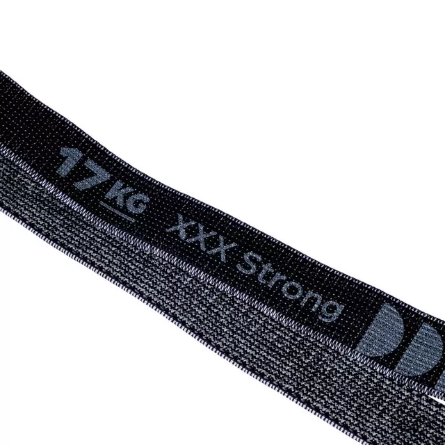 Posilovací guma inSPORTline Rand XXX Strong 208x3,3 cm / 17 kg - černá