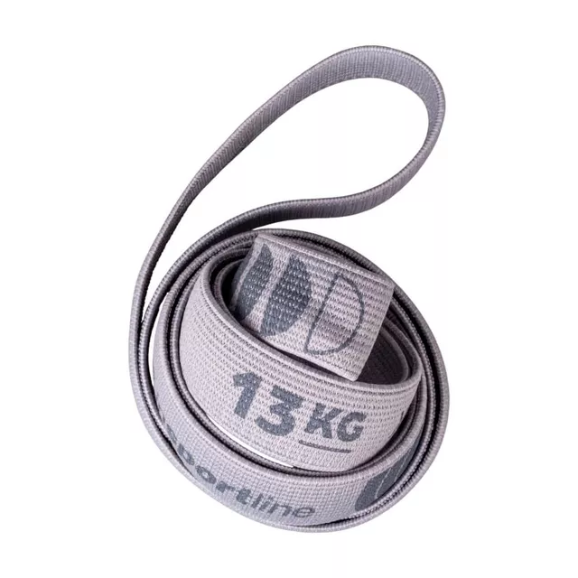 Posilovací guma inSPORTline Rand XX Strong 208x3,3 cm / 13 kg - šedá