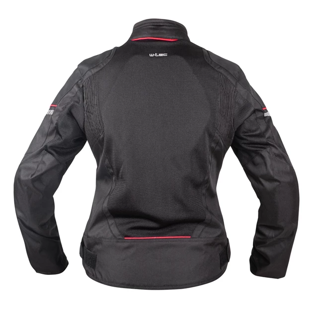 Dámská letní moto bunda W-TEC Martix Lady - černo-růžová