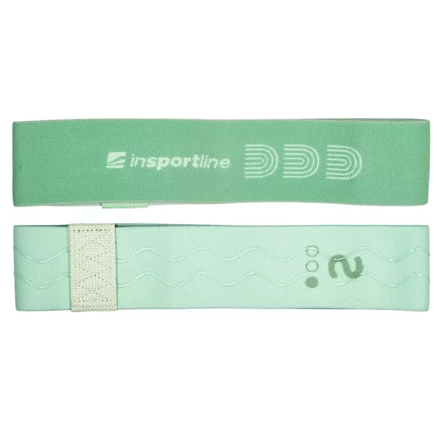 Posilovací smyčka inSPORTline Hiplop S 60x6 cm / 13 kg - zelená