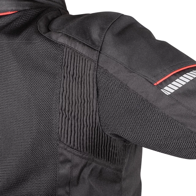 Dámská letní moto bunda W-TEC Martix Lady - černo-růžová