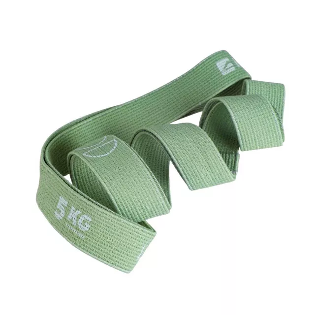 Posilovací guma inSPORTline Rand Light 208x3,3 cm / 5 kg - zelená
