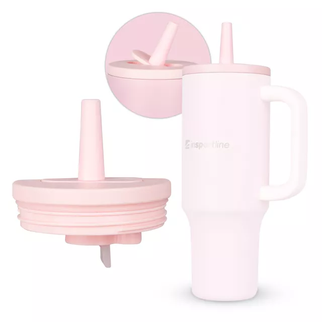 Náhradní víčko pro termohrnek inSPORTline Cocoanna 1200ml - zelená - růžová