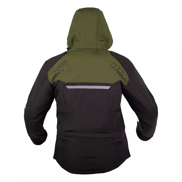 Pánská softshellová moto bunda W-TEC Annorack - khaki-černá