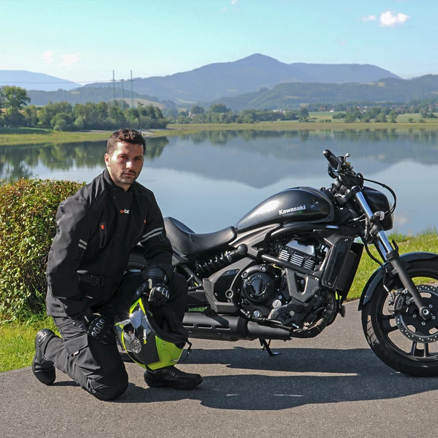 Pánské moto rukavice W-TEC Crushberg - černá