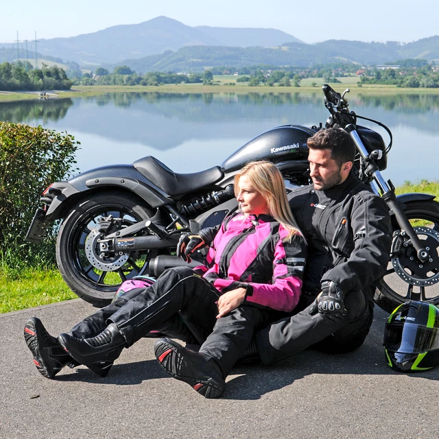 Pánské moto rukavice W-TEC Crushberg - černá