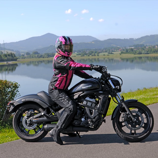 Výklopná moto přilba W-TEC Pezzon Magenta
