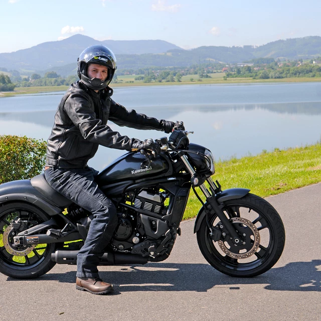 Pánské moto rukavice W-TEC Crushberg - černá